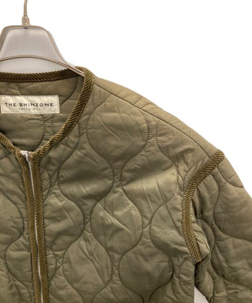 THE SHINZONE（ザ シンゾーン）THE SHINZONE (ザ シンゾーン) キルティングコート カーキ サイズ:Freeの古着・服飾アイテム