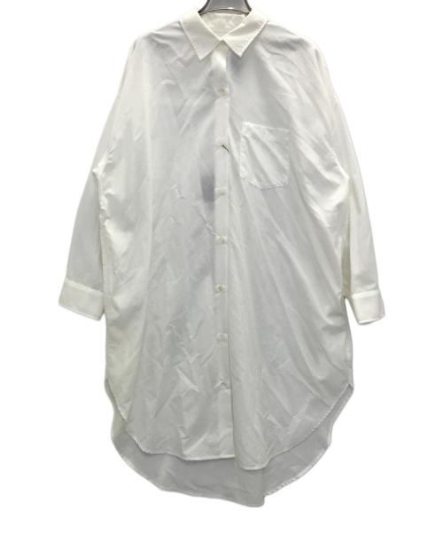 N.O.R.C（ノーク）N.O.R.C (ノーク) シャツワンピース ホワイト サイズ:2 未使用品の古着・服飾アイテム