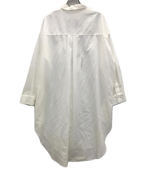 N.O.R.C（ノーク）N.O.R.C (ノーク) シャツワンピース ホワイト サイズ:2 未使用品の古着・服飾アイテム