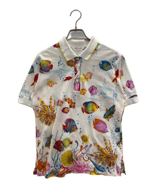 LEONARD（レオナール）LEONARD (レオナール) ポロシャツ ホワイト サイズ:Ⅿの古着・服飾アイテム