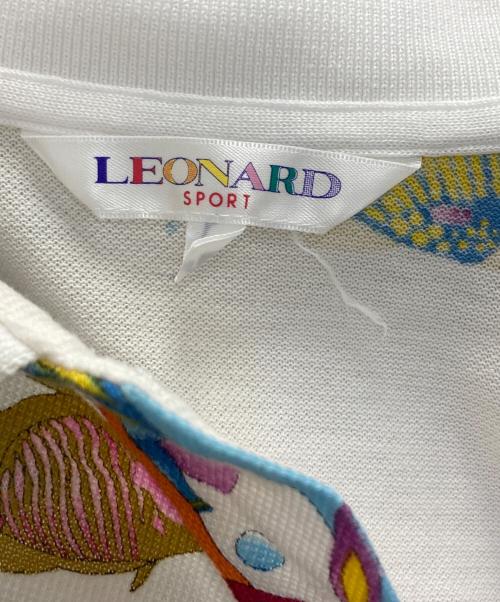 LEONARD（レオナール）LEONARD (レオナール) ポロシャツ ホワイト サイズ:Ⅿの古着・服飾アイテム