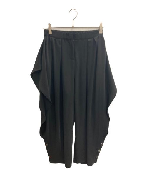 JUN OKAMOTO（ジュンオカモト）JUN OKAMOTO (ジュンオカモト) サイドフレアパンツ ブラック サイズ:36の古着・服飾アイテム