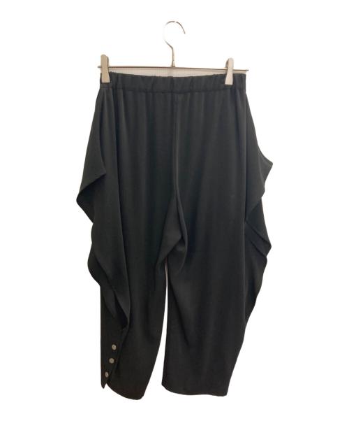 JUN OKAMOTO（ジュンオカモト）JUN OKAMOTO (ジュンオカモト) サイドフレアパンツ ブラック サイズ:36の古着・服飾アイテム