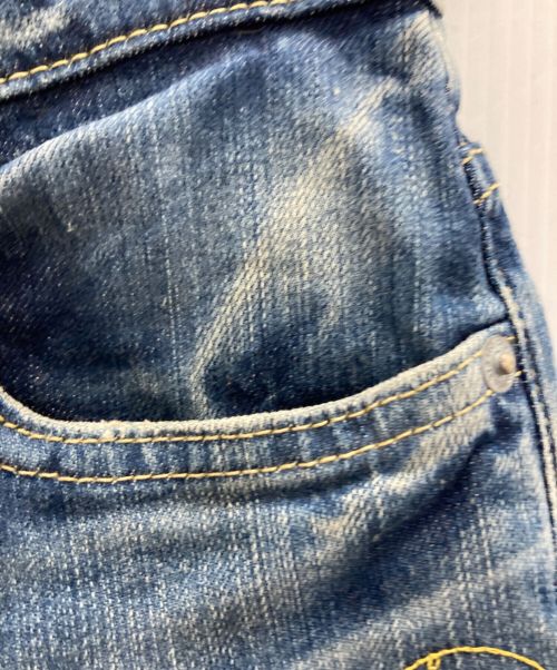 Hysteric Glamour（ヒステリックグラマー）Hysteric Glamour (ヒステリックグラマー) 刺繍デニムパンツ インディゴ サイズ:W25の古着・服飾アイテム