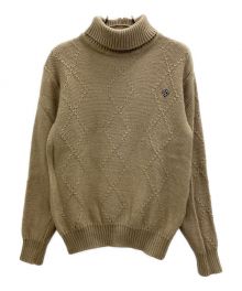 Christian Dior Sports（クリスチャン ディオールスポーツ）の古着「タートルネックニット」｜ベージュ
