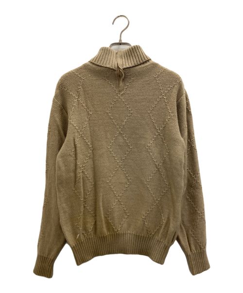 Christian Dior Sports（クリスチャン ディオールスポーツ）Christian Dior Sports (クリスチャン ディオールスポーツ) タートルネックニット ベージュ サイズ:Ｍの古着・服飾アイテム