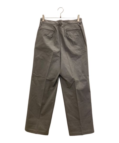 digawel（ディガウェル）DIGAWEL (ディガウェル) タックパンツ グレーの古着・服飾アイテム