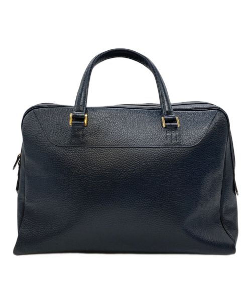 jmc（ジェイエムシー）JMC (ジェイエムシー) レザーブリーフケース ネイビーの古着・服飾アイテム