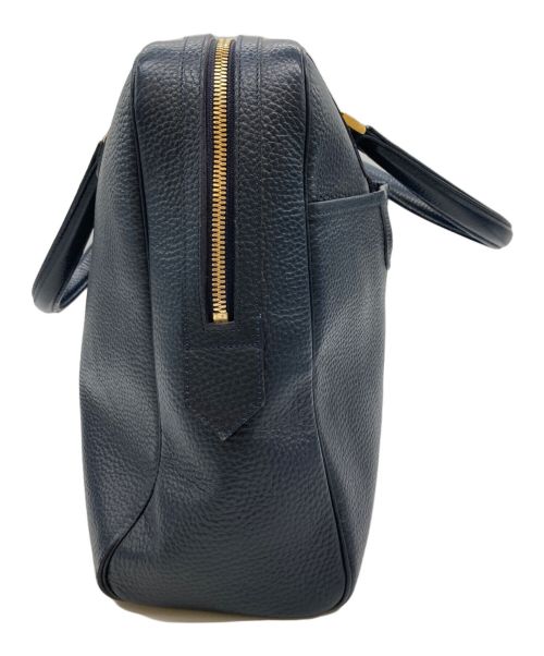 jmc（ジェイエムシー）JMC (ジェイエムシー) レザーブリーフケース ネイビーの古着・服飾アイテム