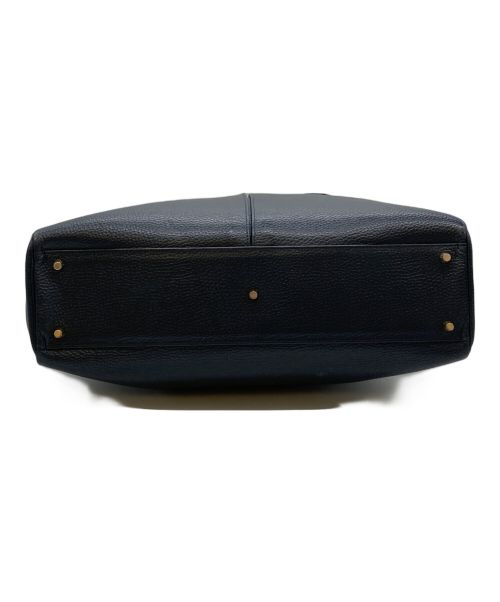 jmc（ジェイエムシー）JMC (ジェイエムシー) レザーブリーフケース ネイビーの古着・服飾アイテム