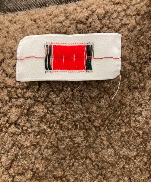 by H.（バイエイチ）by H. (バイエイチ) ウールシルク ボアジャケット ブラウン サイズ:3の古着・服飾アイテム