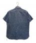 SUGAR CANE (シュガーケーン) シャンブレーストライプワークシャツ インディゴ サイズ:Ⅼ：4000円
