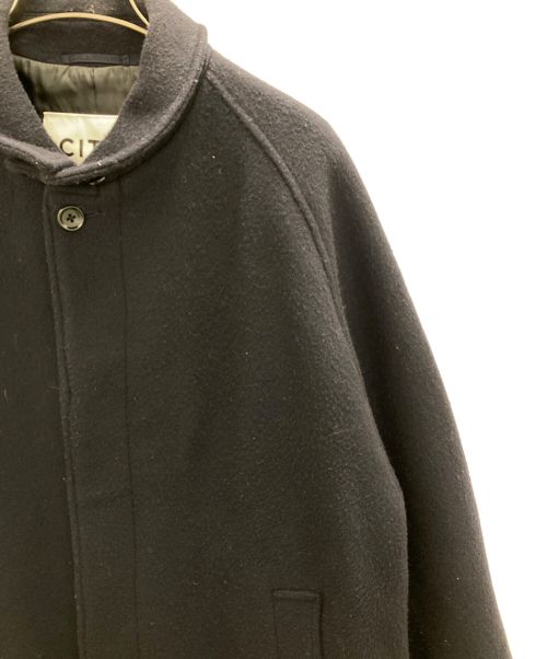 CITEN（シテン）CITEN (シテン) 比翼コート ネイビー サイズ:Mの古着・服飾アイテム