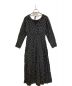 ne quittez pas (ヌキテパ) Dot Print Tuck Sleeve Dress ブラック サイズ:Free：7000円