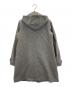 theory luxe (セオリーリュクス) フーデッド比翼コート グレー サイズ:36：6000円