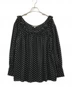ALEXACHUNGアレクサチャン）の古着「ブラウス」｜ブラック