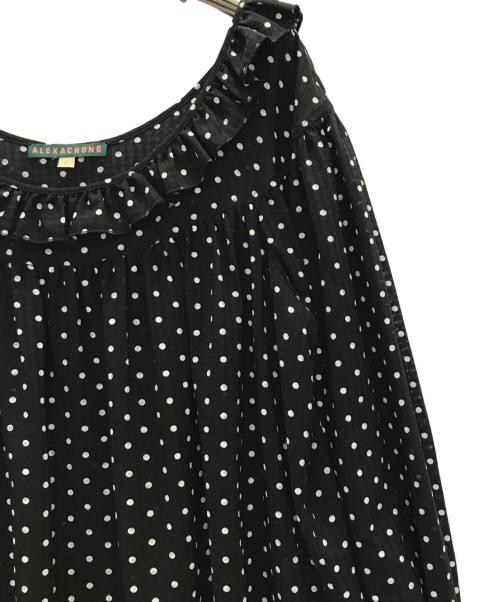 ALEXACHUNG（アレクサチャン）ALEXACHUNG (アレクサチャン) ブラウス ブラック サイズ:6の古着・服飾アイテム