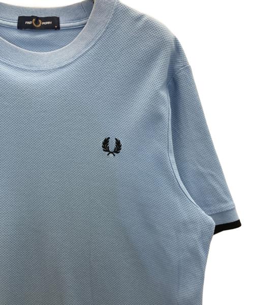 FRED PERRY（フレッドペリー）FRED PERRY (フレッドペリー) Tシャツ ブルー サイズ:Ⅿの古着・服飾アイテム
