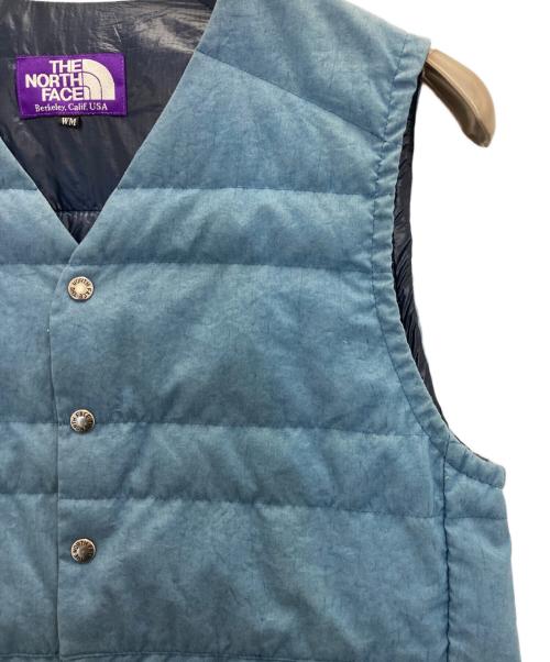 THE NORTHFACE PURPLELABEL（ザ・ノースフェイス パープルレーベル）THE NORTHFACE PURPLELABEL (ザ・ノースフェイス パープルレーベル) インナーダウンベスト インディゴ サイズ:Mの古着・服飾アイテム
