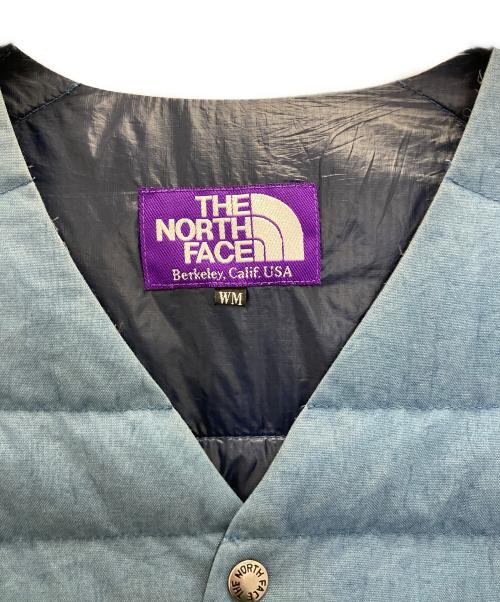 THE NORTHFACE PURPLELABEL（ザ・ノースフェイス パープルレーベル）THE NORTHFACE PURPLELABEL (ザ・ノースフェイス パープルレーベル) インナーダウンベスト インディゴ サイズ:Mの古着・服飾アイテム