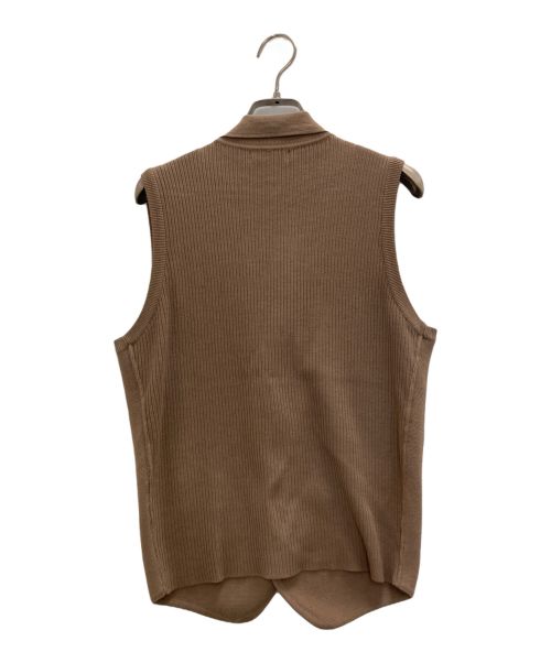 LARDINI（ラルディーニ）LARDINI (ラルディーニ) ニットベスト ベージュ サイズ:XSの古着・服飾アイテム