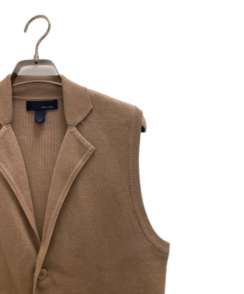 LARDINI（ラルディーニ）LARDINI (ラルディーニ) ニットベスト ベージュ サイズ:XSの古着・服飾アイテム