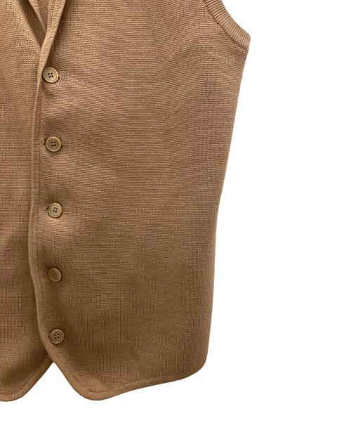 LARDINI（ラルディーニ）LARDINI (ラルディーニ) ニットベスト ベージュ サイズ:XSの古着・服飾アイテム