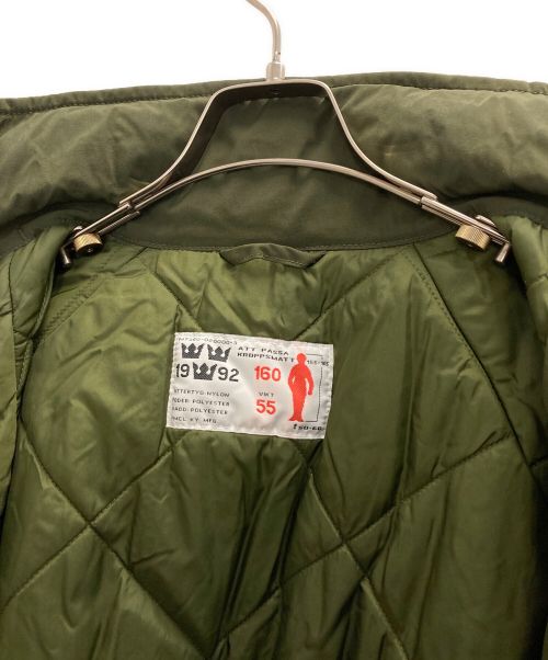 Swedish Army（スウェーデン軍）Swedish army (スウェーデン軍) M-90 COLD WEATHER PARKA グリーン サイズ:160/55の古着・服飾アイテム