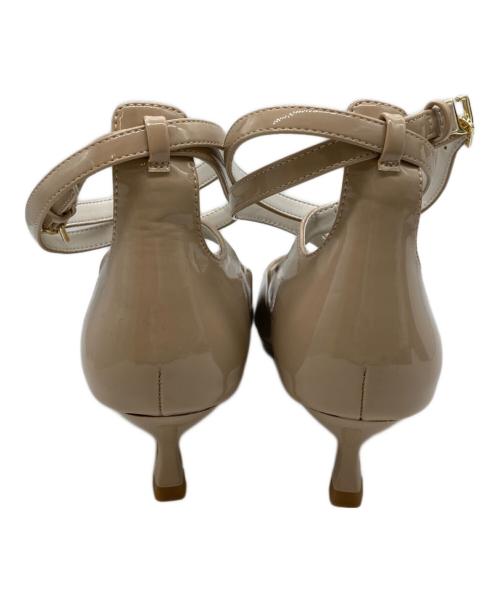 CELFORD（セルフォード）CELFORD (セルフォード) ロゴメタル付きアンクルパンプス ベージュ サイズ:38の古着・服飾アイテム