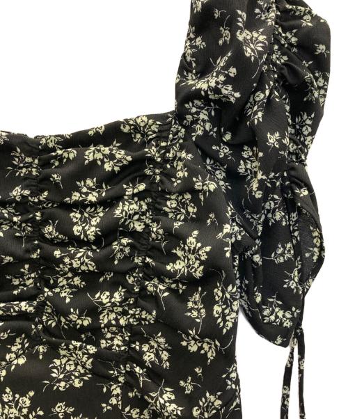 Snidel（スナイデル）Snidel (スナイデル) バリエプリントワンピース ブラック×グリーン サイズ:2の古着・服飾アイテム