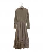 HER LIP TOハーリップトゥ）の古着「Wool-Blend Long Dress」｜ベージュ
