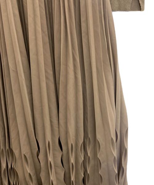 HER LIP TO（ハーリップトゥ）HER LIP TO (ハーリップトゥ) Wool-Blend Long Dress ベージュ サイズ:Mの古着・服飾アイテム