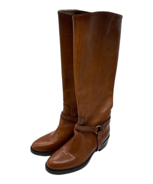 BUTTERO（ブッテロ）BUTTERO (ブッテロ) エンジニアロングブーツ ブラウン サイズ:SIZE 35の古着・服飾アイテム