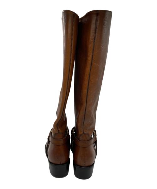 BUTTERO（ブッテロ）BUTTERO (ブッテロ) エンジニアロングブーツ ブラウン サイズ:SIZE 35の古着・服飾アイテム