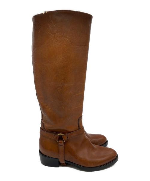 BUTTERO（ブッテロ）BUTTERO (ブッテロ) エンジニアロングブーツ ブラウン サイズ:SIZE 35の古着・服飾アイテム