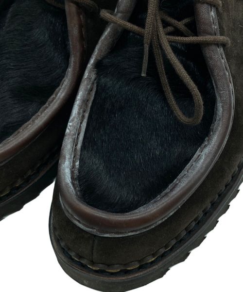 PARABOOT（パラブーツ）PARABOOT (パラブーツ) STRASBURGO (ストラスブルゴ) 別注MICHAEL PONYデッキシューズ ブラウン サイズ:42の古着・服飾アイテム