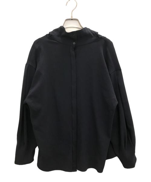 ROPE（ロペ）ROPE (ロペ) 2WAYジョーゼットブラウス ネイビー サイズ:Freeの古着・服飾アイテム