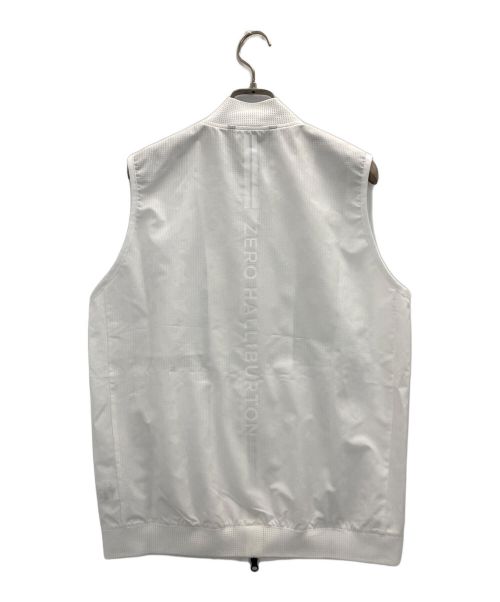 ZERO HALLIBURTON（ゼロ ハリバートン）ZERO HALLIBURTON (ゼロハリバートン) ジップアップベスト ホワイト サイズ:Ⅼの古着・服飾アイテム