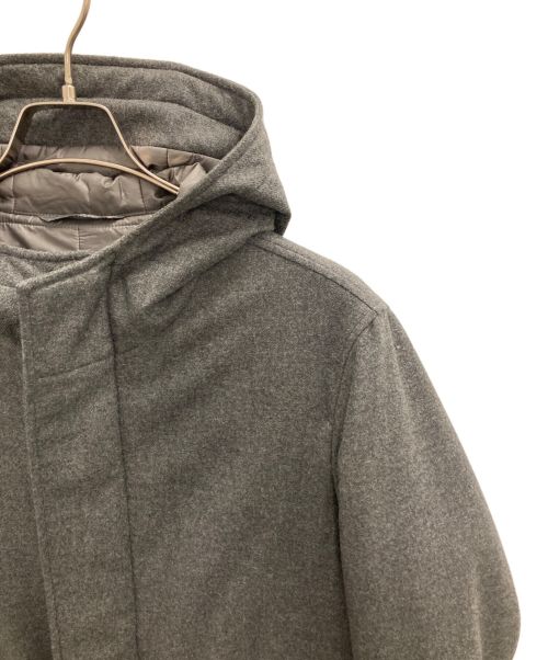 HERNO（ヘルノ）HERNO (ヘルノ) カシミヤ混中綿ショートコート グレー サイズ:50の古着・服飾アイテム