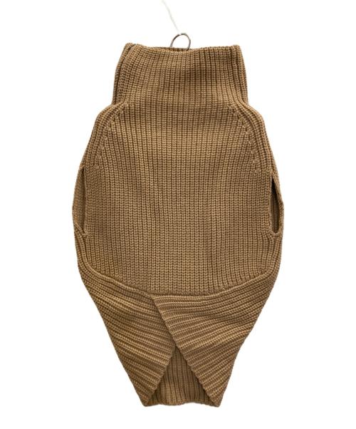 3.1 phillip lim（スリーワンフィリップリム）3.1 phillip lim (スリーワンフィリップリム) 変形ニット ブラウン サイズ:XSの古着・服飾アイテム