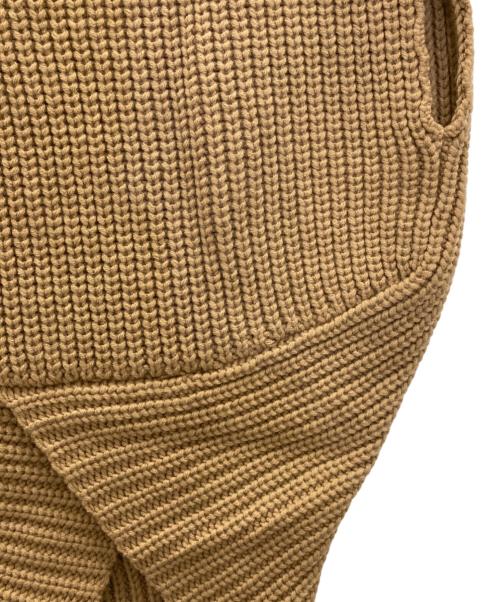 3.1 phillip lim（スリーワンフィリップリム）3.1 phillip lim (スリーワンフィリップリム) 変形ニット ブラウン サイズ:XSの古着・服飾アイテム