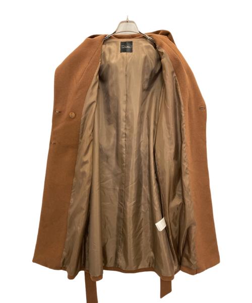 ROSSO（ロッソ）ROSSO (ロッソ) カシミヤ混フーデッドコート ブラウン サイズ:FREEの古着・服飾アイテム