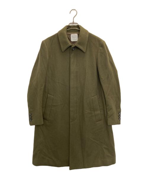 UNITED TOKYO（ユナイテッドトーキョー）UNITED TOKYO (ユナイテッドトーキョー) メルトンウールステンカラーコート カーキ サイズ:1の古着・服飾アイテム