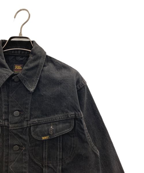 RRL（ダブルアールエル）RRL (ダブルアールエル) トラッカーデニムジャケット ブラック サイズ:Sの古着・服飾アイテム