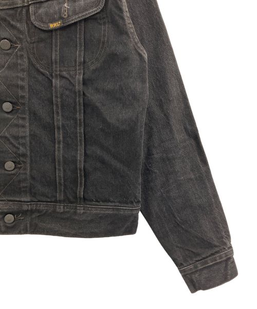 RRL（ダブルアールエル）RRL (ダブルアールエル) トラッカーデニムジャケット ブラック サイズ:Sの古着・服飾アイテム