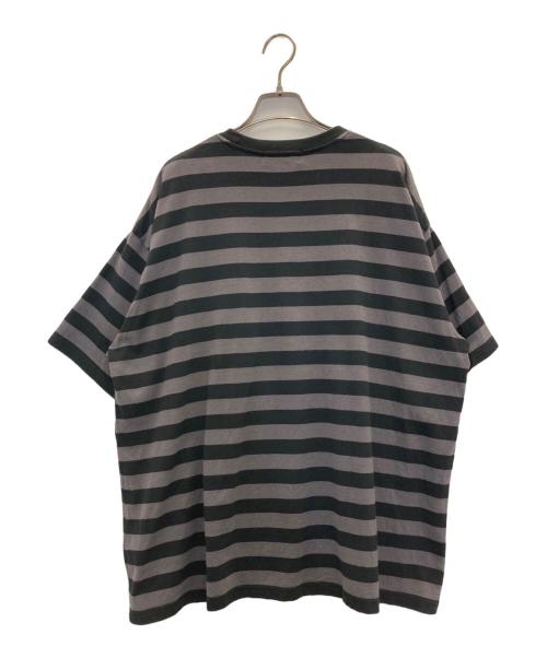 Graphpaper（グラフペーパー）Graphpaper (グラフペーパー) Border S/S Pocket Tee ブラック×グレー サイズ:1の古着・服飾アイテム