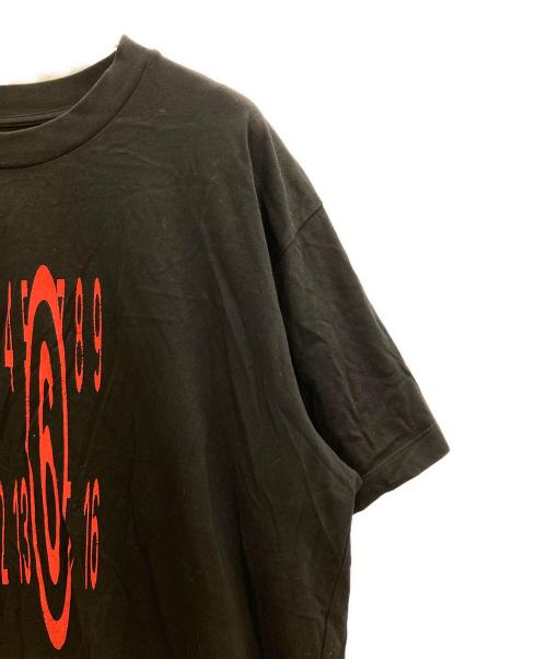 MM6 Maison Margiela（エムエムシックスメゾンマルジェラ）MM6 Maison Margiela (エムエムシックス メゾンマルジェラ) 24SS Basic Jersey T-Shirt ブラック サイズ:Mの古着・服飾アイテム