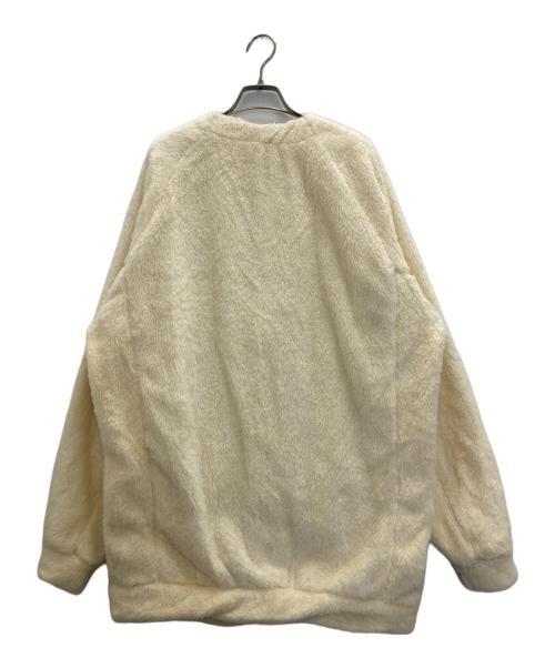 JOHNBULL（ジョンブル）Johnbull (ジョンブル) フリースカーディガン アイボリー サイズ:XLの古着・服飾アイテム