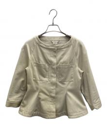 CELFORD（セルフォード）の古着「ペプラムジャケット」｜アイボリー