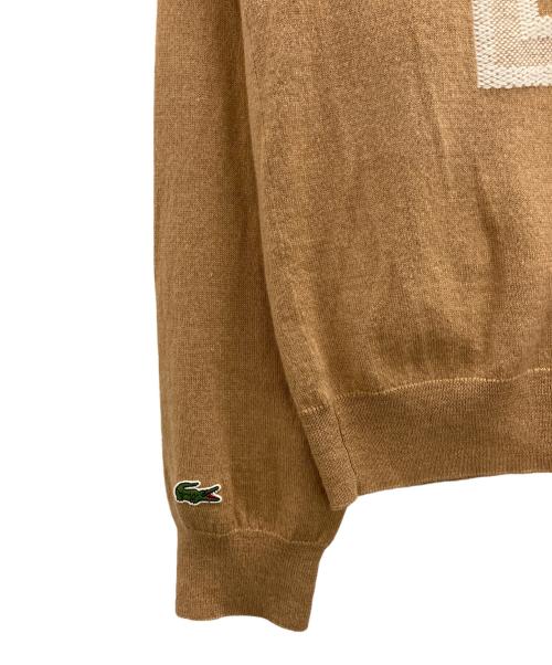 LACOSTE（ラコステ）LACOSTE (ラコステ) リネンウールブレンドニットパーカー サイズ:Sの古着・服飾アイテム